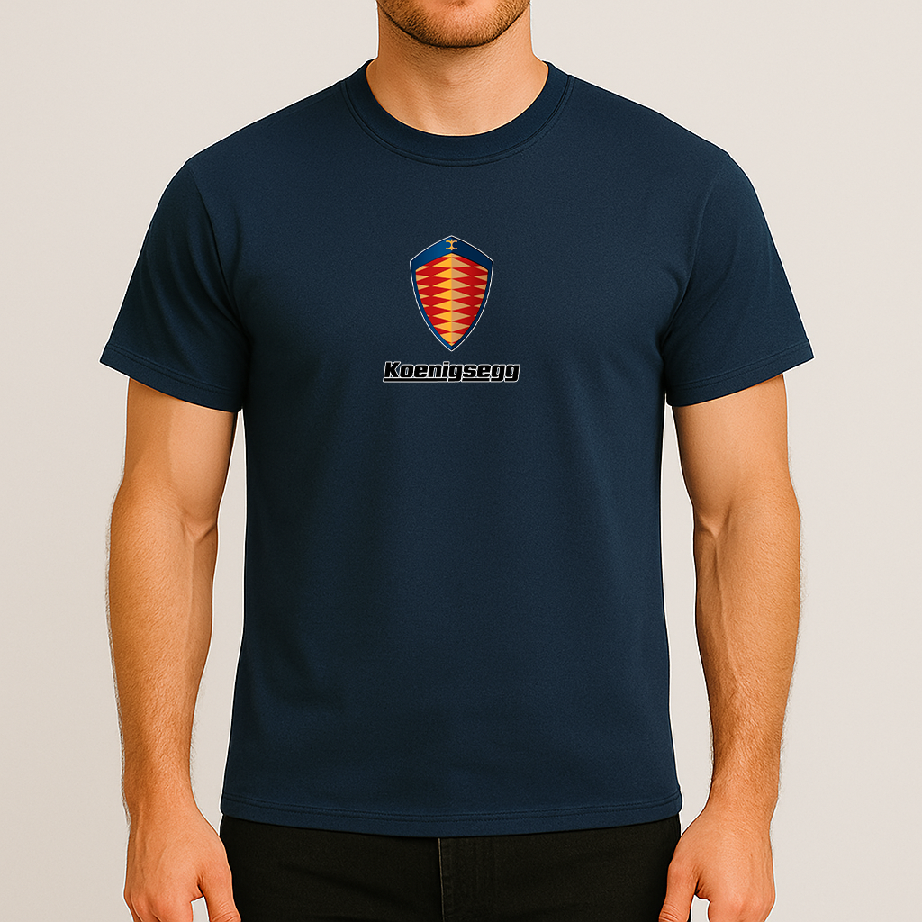 Men’s Koenigsegg Car Cotton T-Shirt